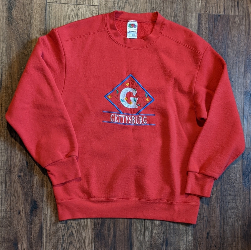 Vintage Gettysburg Crewneck Sweatshirt Medium